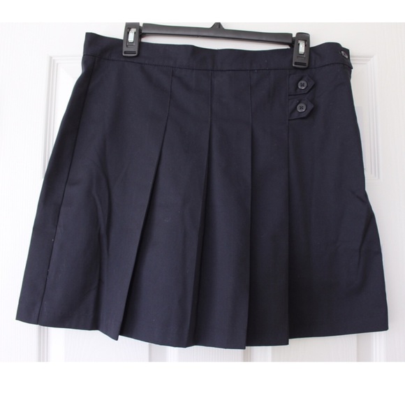 Classroom | School Girl Front Pleated Skort Navy - Picture 2 of 6